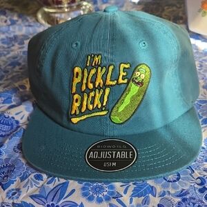Bioworld Turquoise Pickle Rick Kids Hat